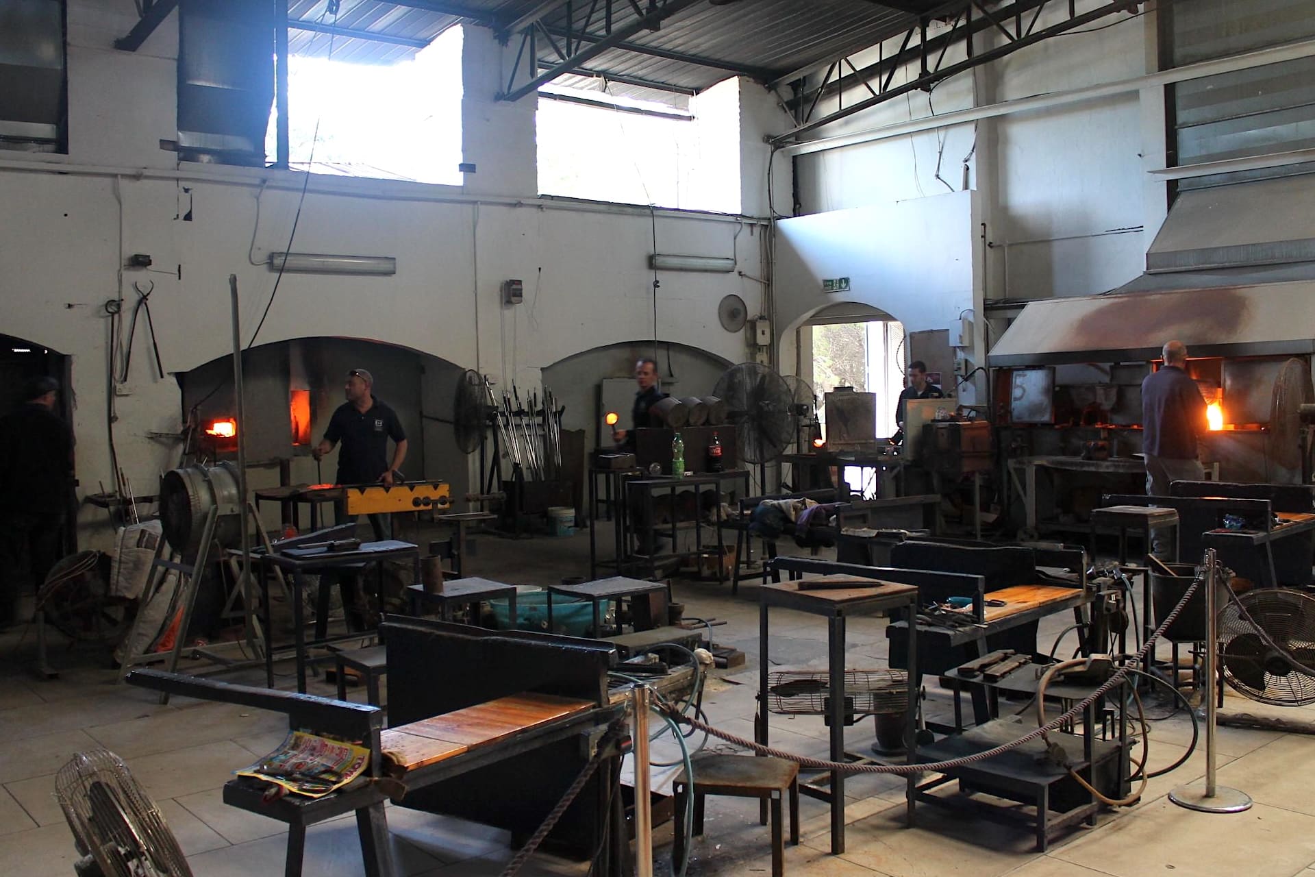 The Mdina Glass workshop The Mdina Glass glassblowing workshop in Ta’ Qali