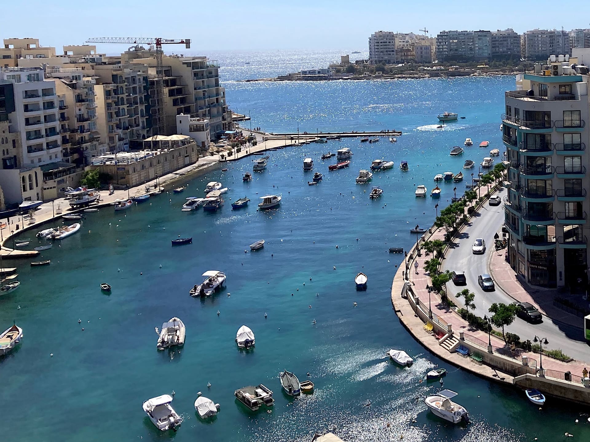 La baie de Spinola La baie de Spinola à Saint Julian’s