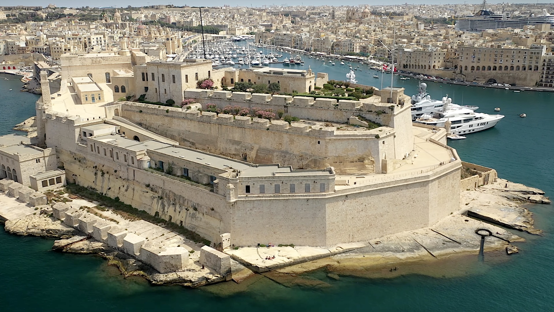 Il Forte Sant’Angelo a Vittoriosa, Tre Città, Malta