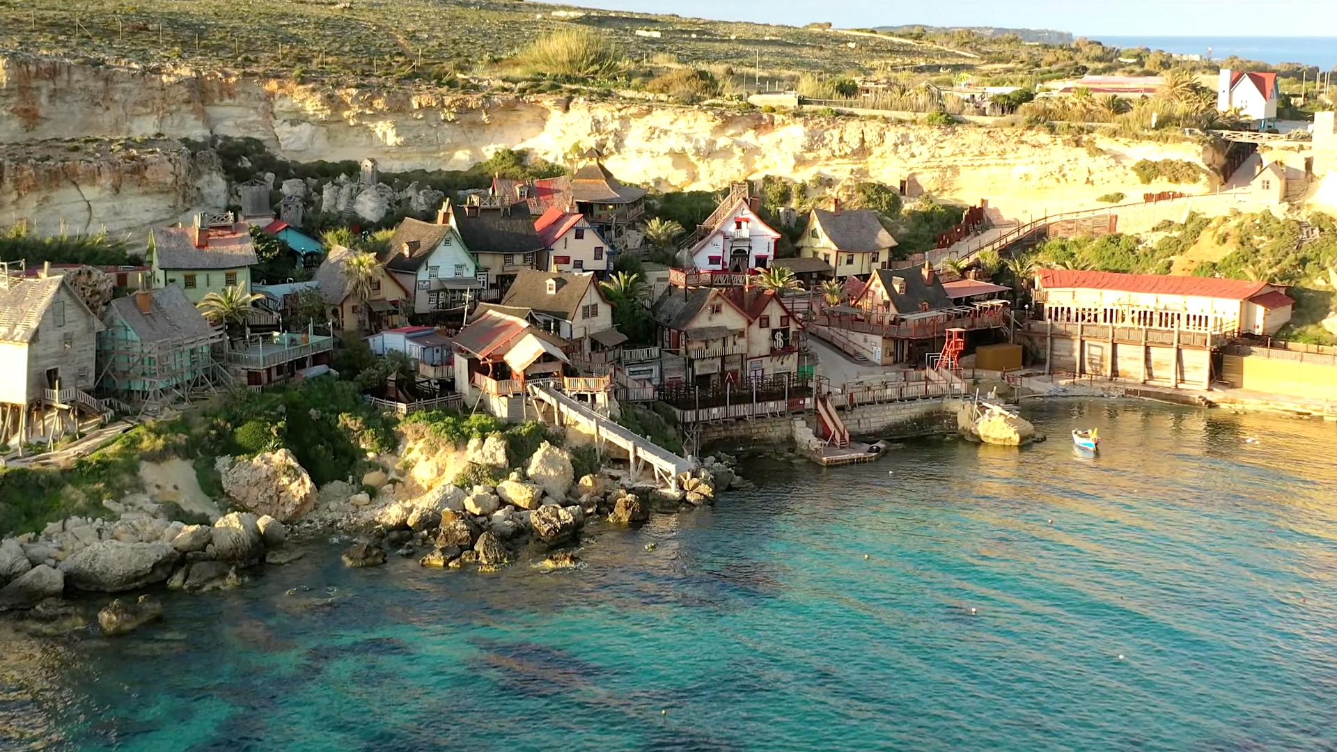 Il Popeye Village a Mellieħa, Malta