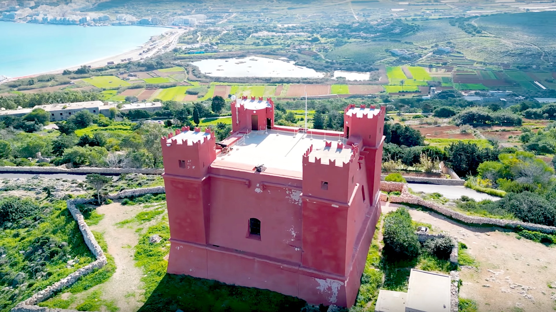 La Red Tower (torre di Sant’Agata) a Mellieħa, Malta