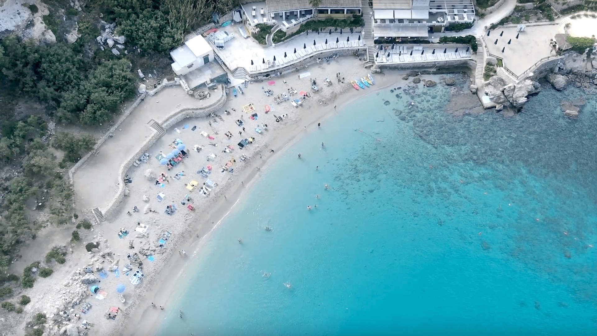 Plage de Malte : Paradise Bay Plage de Malte Paradise Bay vue du ciel