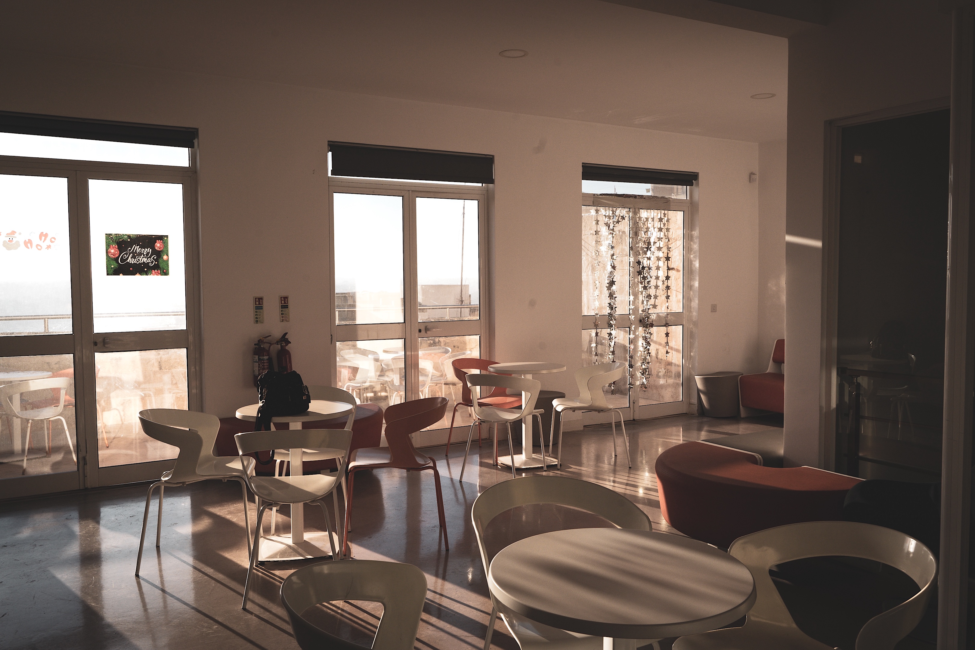 Easy School of Languages terrace Easy School of Languages terrace with a view over the Grand Harbour