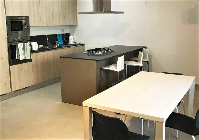 Astolat residence kitchen Fitted kitchen of the Astolat residence at ESE Malta