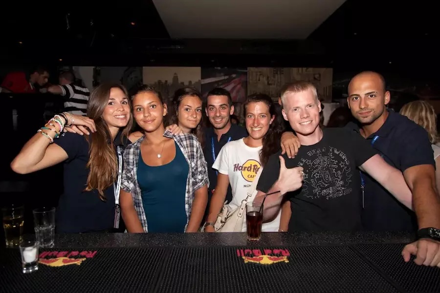 ESE Malta student nights out Adult ESE Malta students on a night out in Paceville