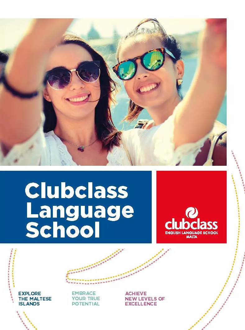 Opuscolo della scuola Clubclass Malta