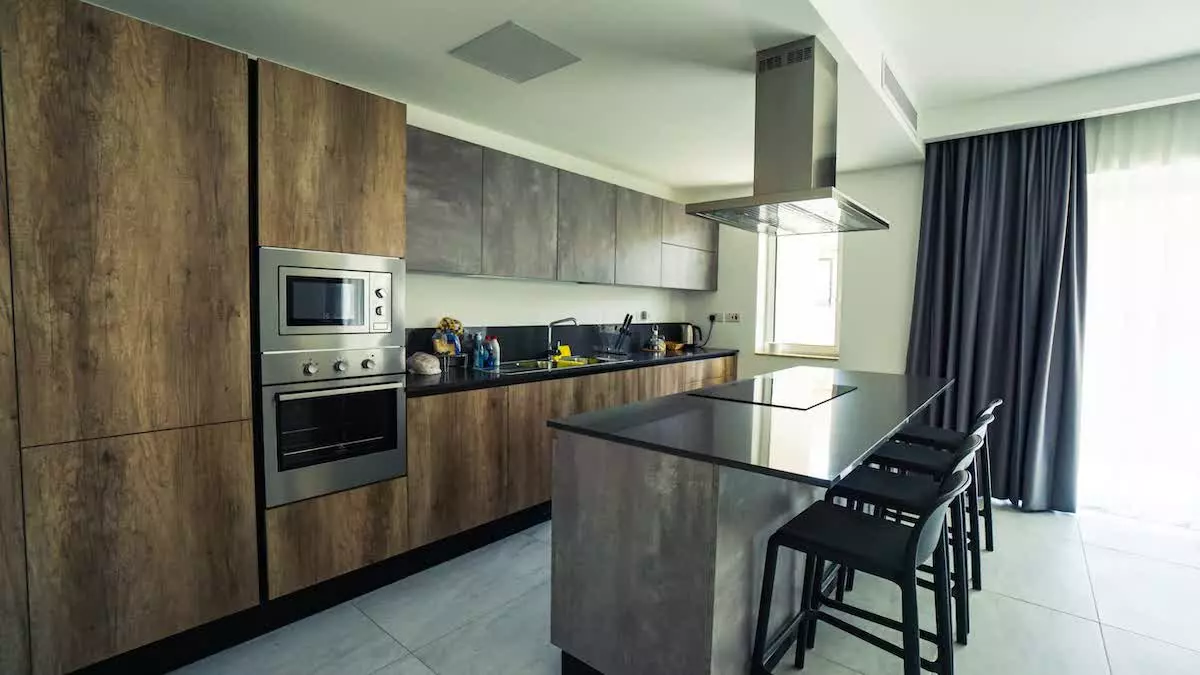 Equipped Kitchen of Claret Apartment ESE Malta