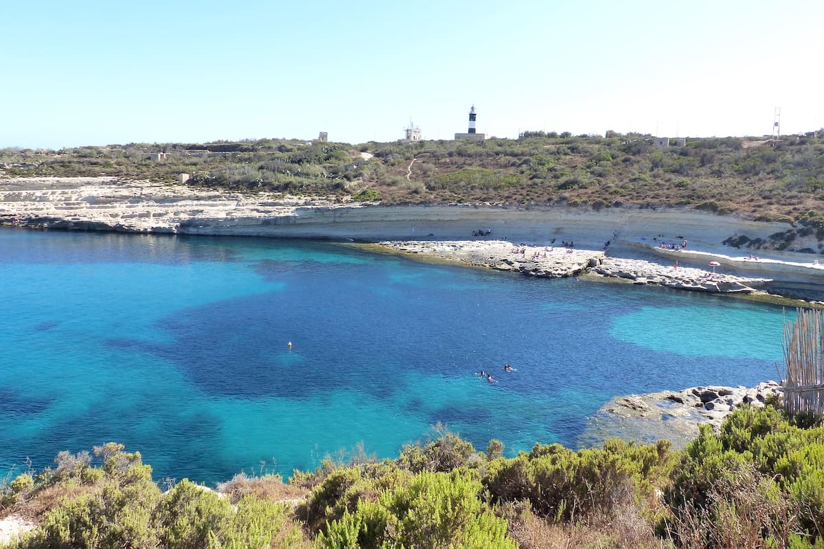 Crique de Il-Kalanka dans le sud de Malte