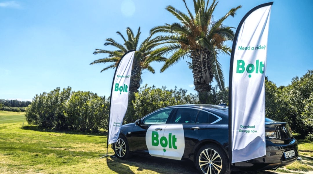 Voiture de la compagnie Bolt à Malte