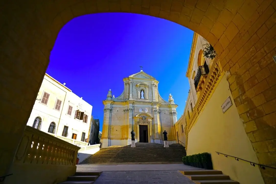A Catedral da Assunção Gozo Malta