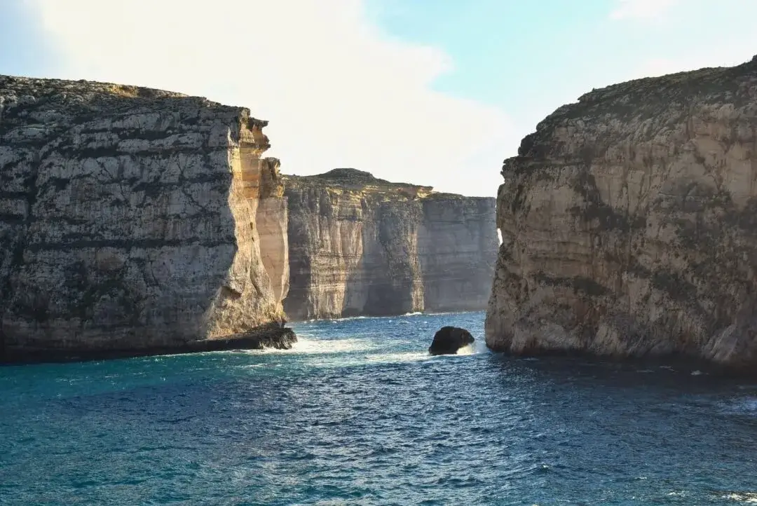 Falaises de la côte Malte
