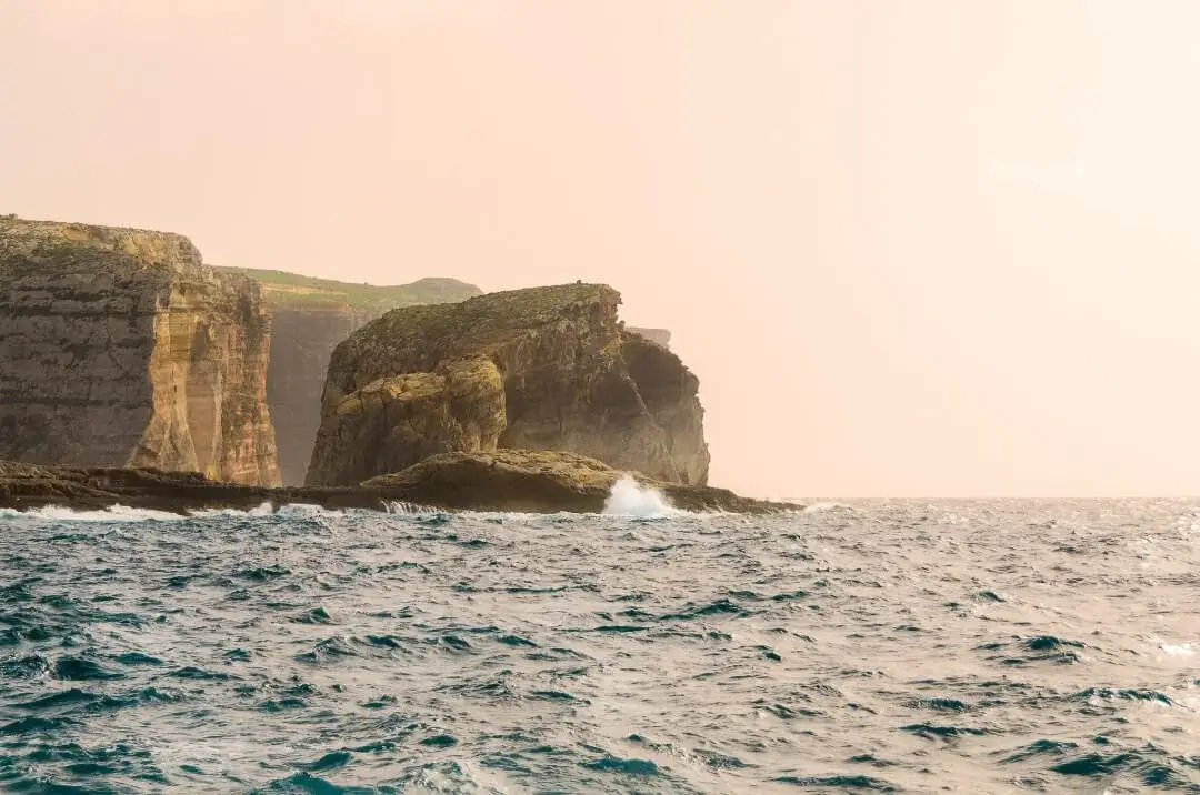 Rocher Champignon, Gozo, Malte