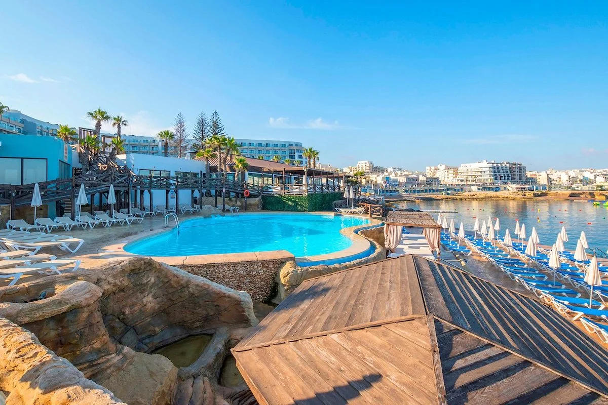 Pool at the Dolmen Hotel Malta