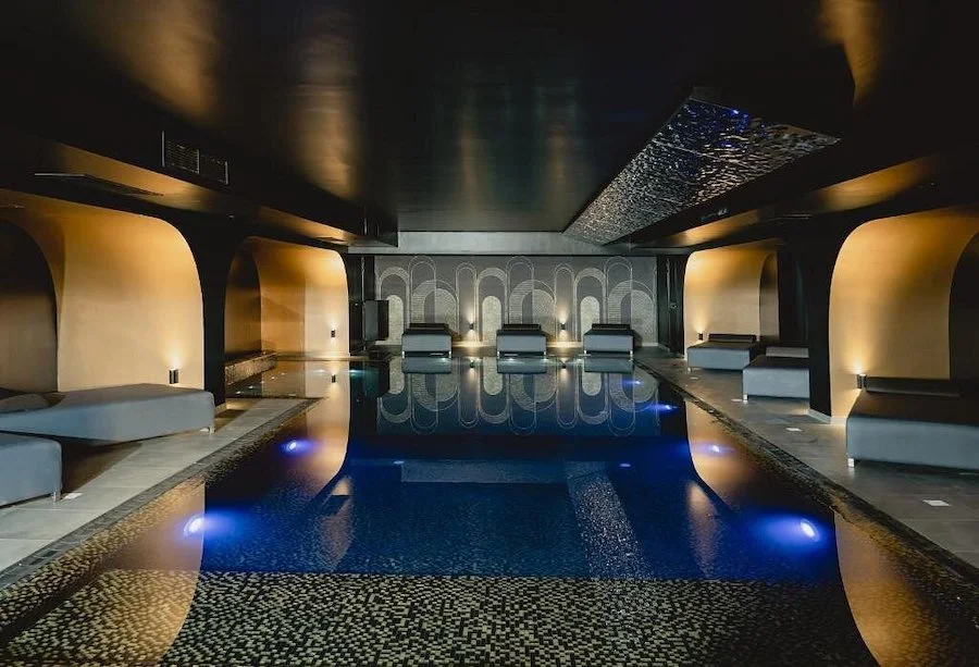 Indoor pool and spa at H Hotel Malta
