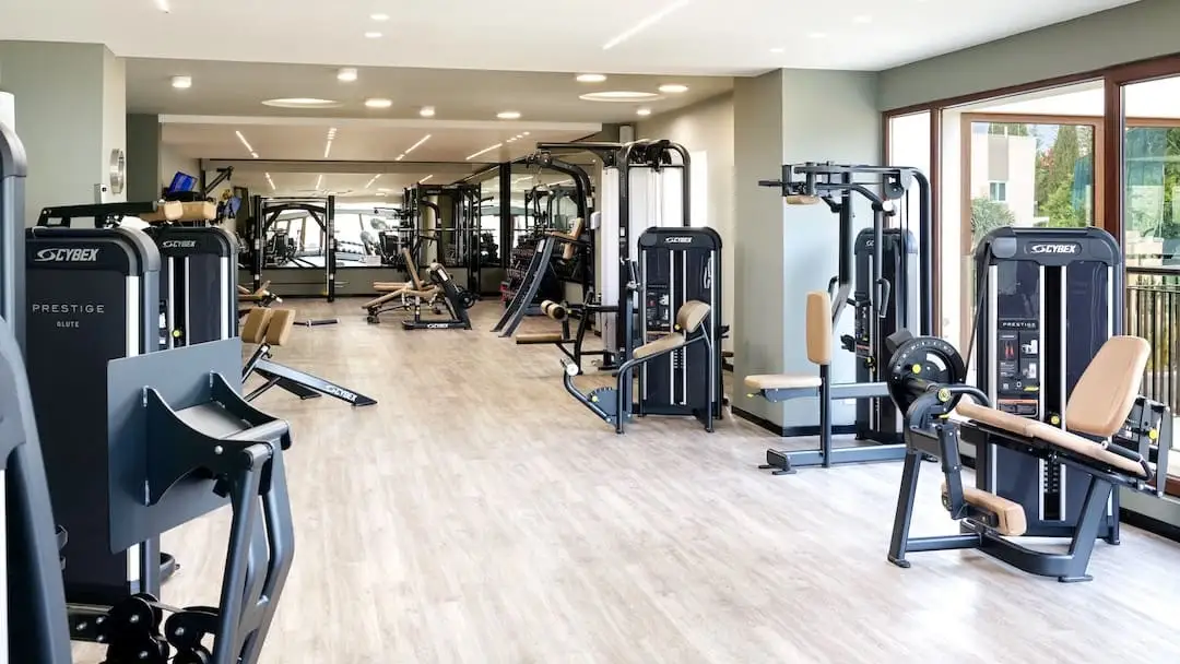 Gym equipment of the 5-star hotel in Malta: Corinthia Palace Malta