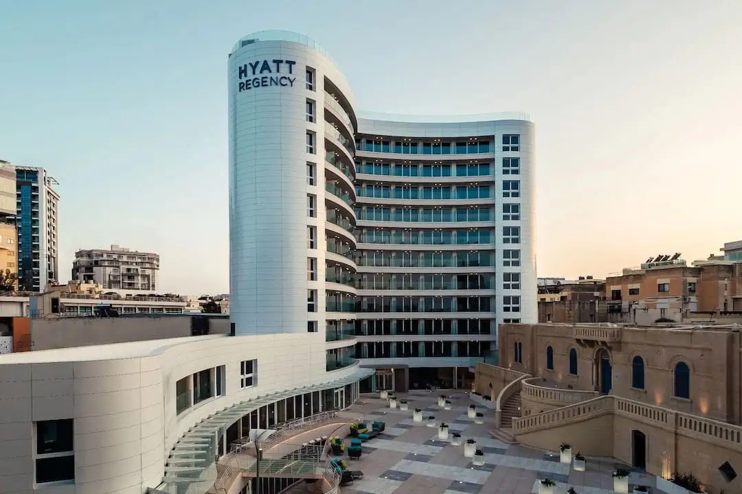 Entire tower of the Hyatt Regency Malta