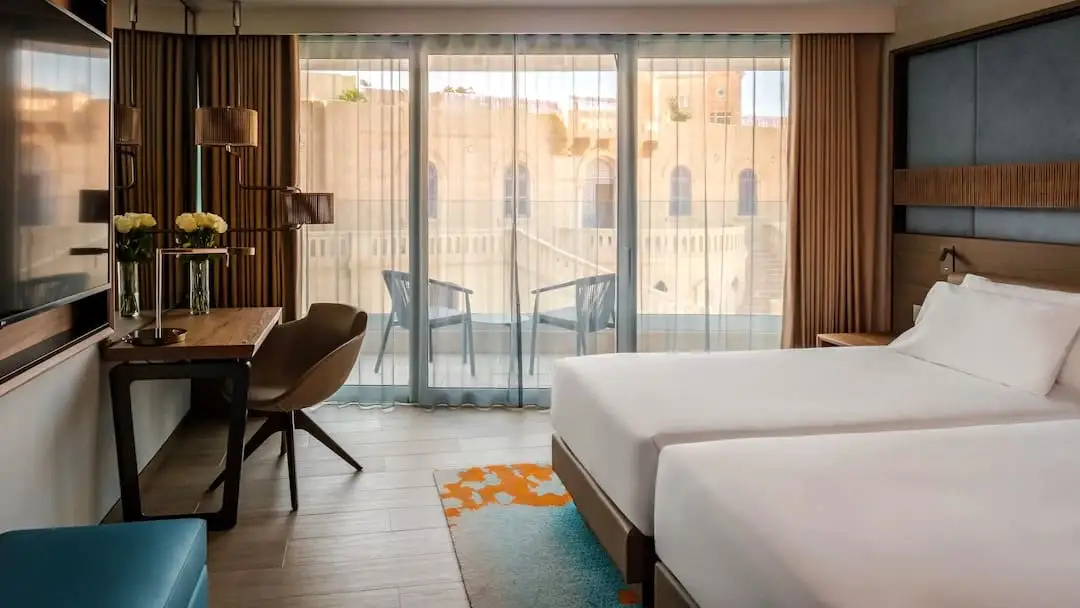 Chambre avec deux lits simples : Hyatt Regency Malte