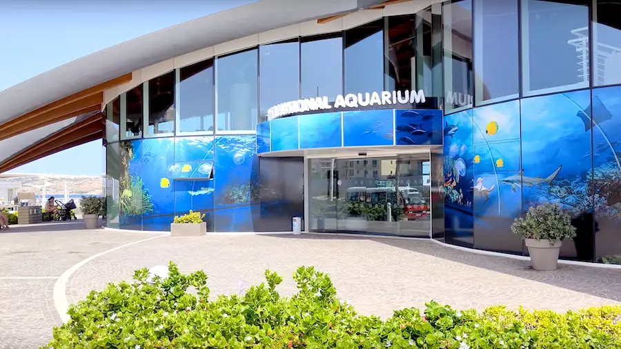 Acuario de Malta Entrada del acuario de Malta