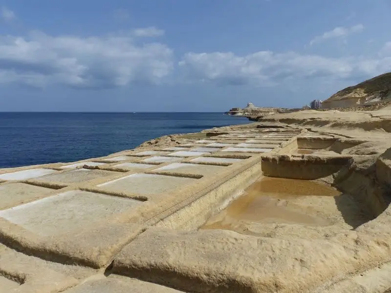 Old salt pans in Malta