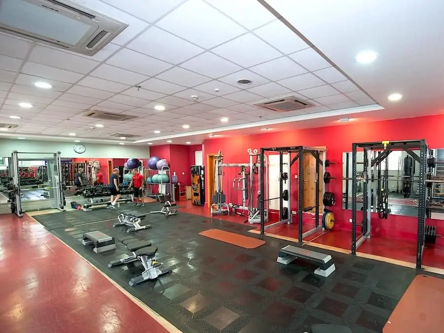 Attrezzature per il fitness del Corinthia St George's Bay di Malta