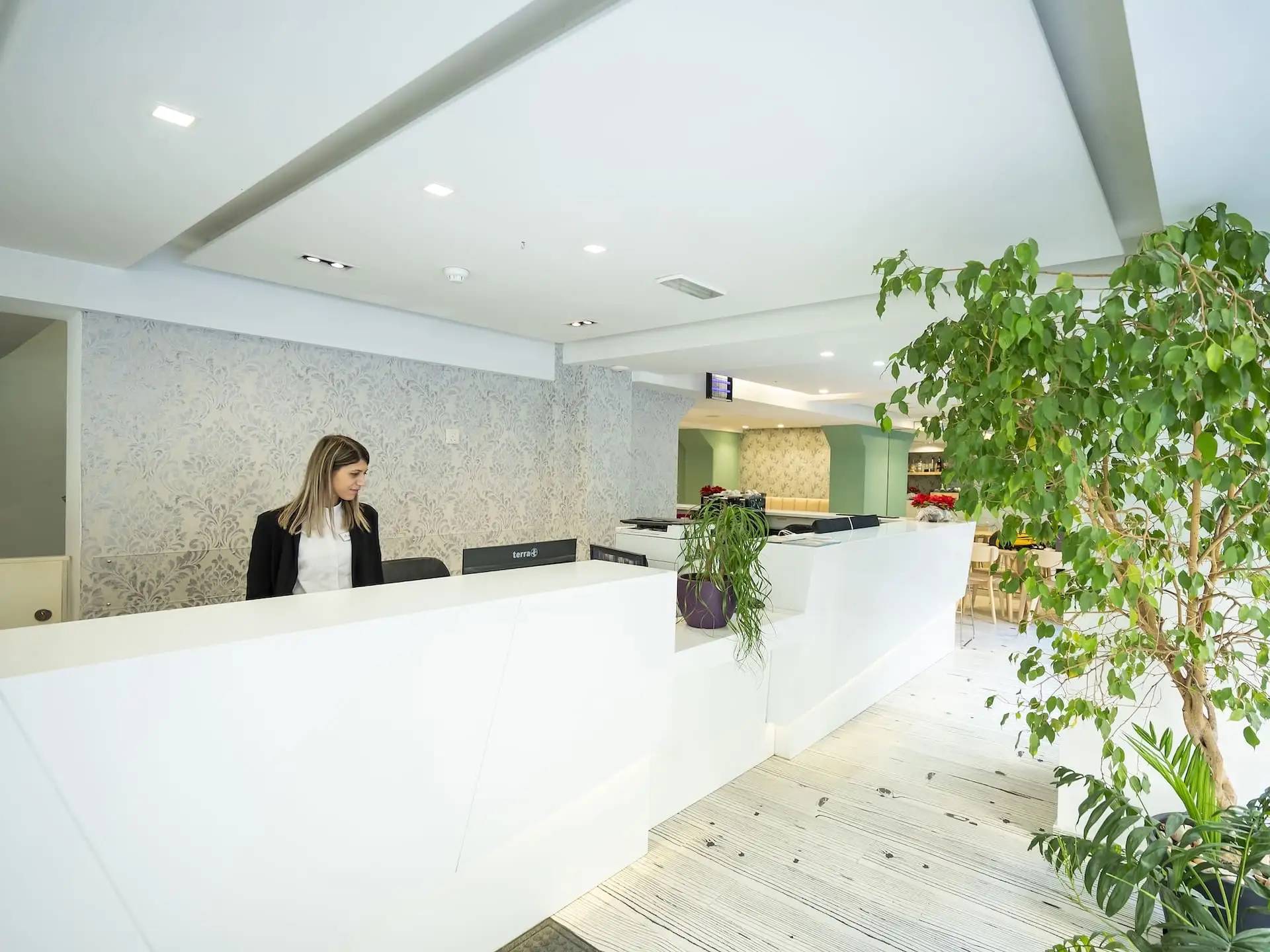 Reception of the Day's Inn in Sliema