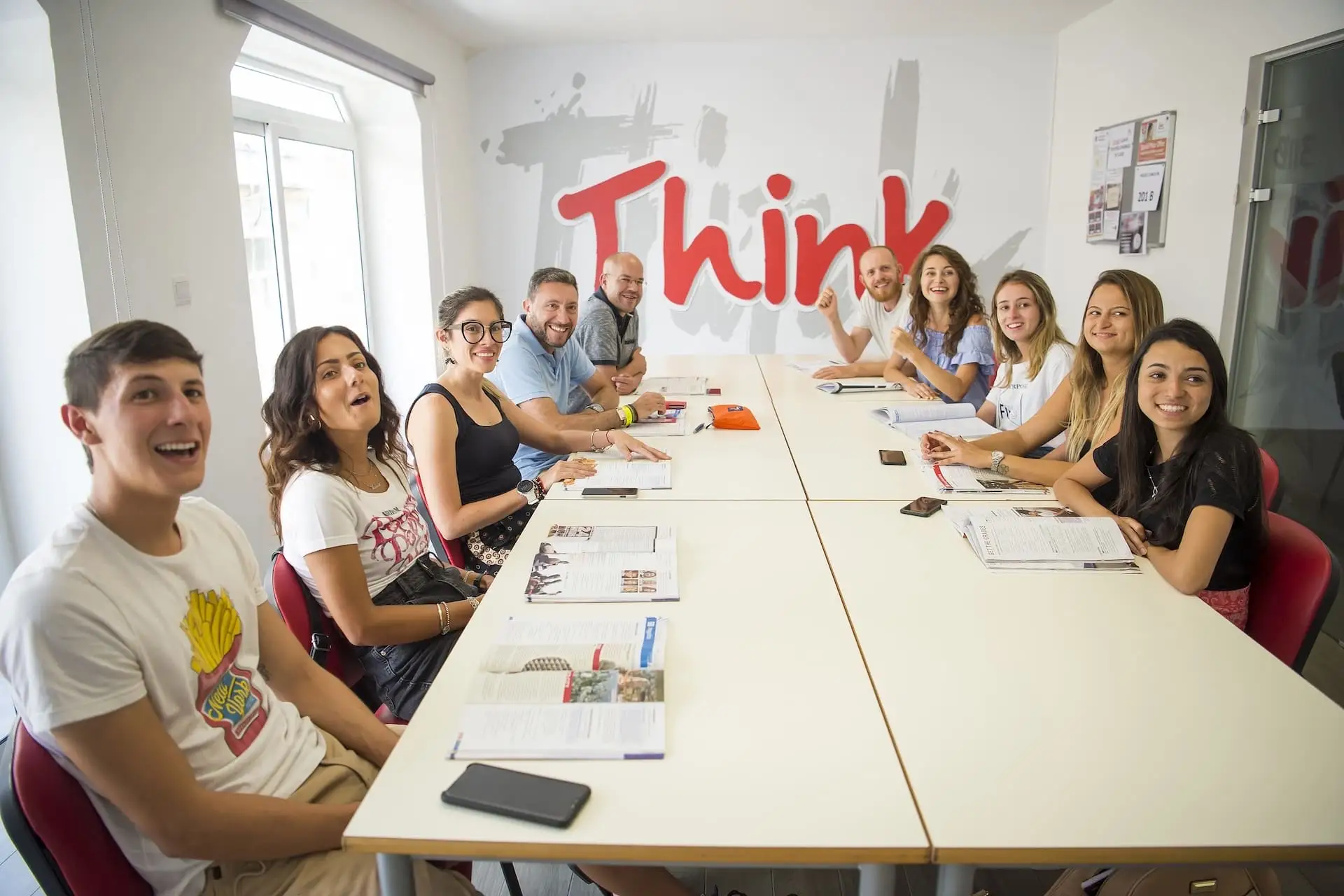 Group English class at the IELS Malta school