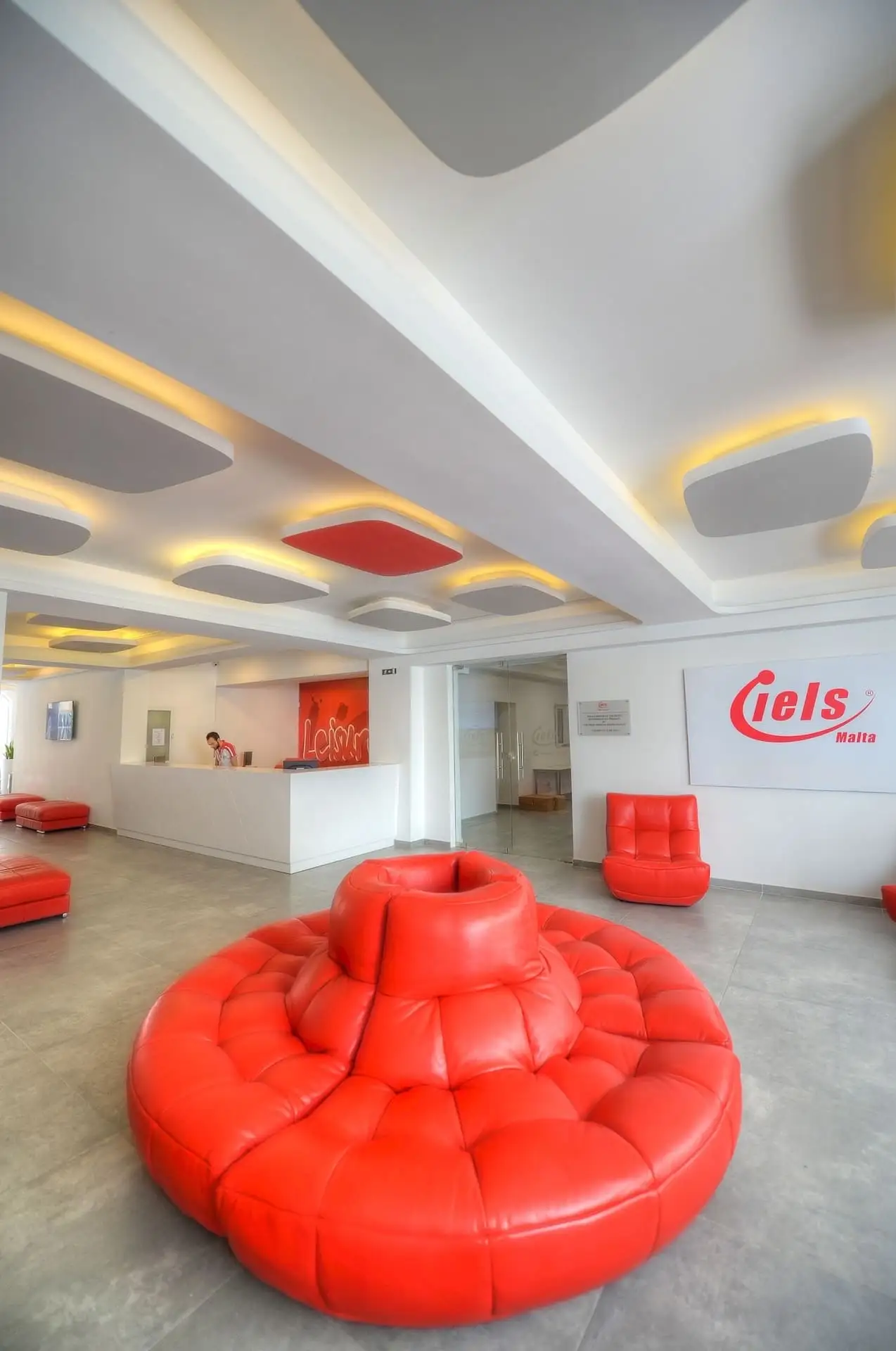 Reception hall of the IELS Malta school