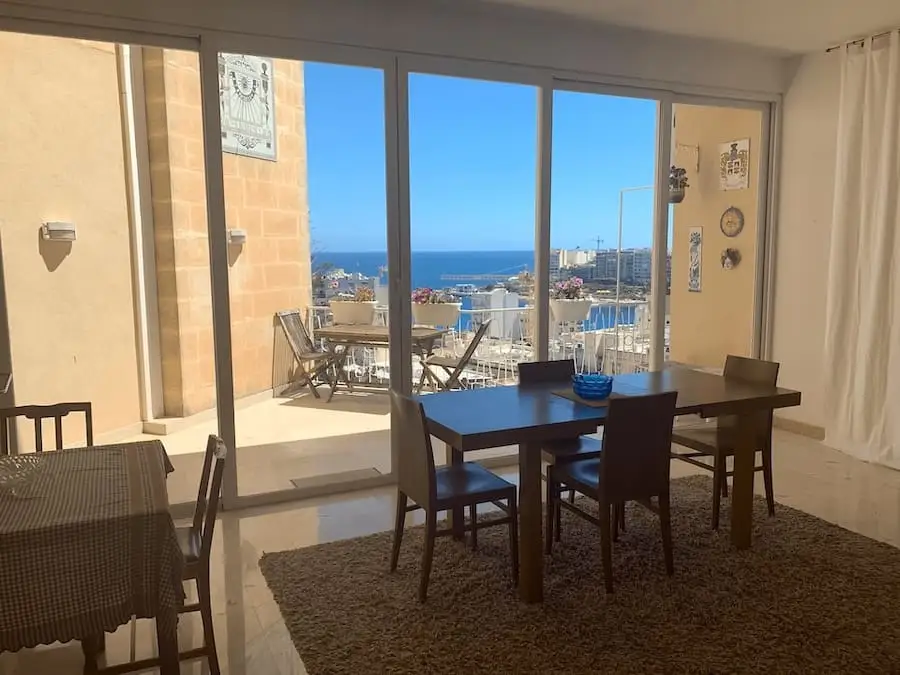 View from the living room of an ESE Med Vista apartment