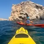 Caiaque amarelo em Gozo