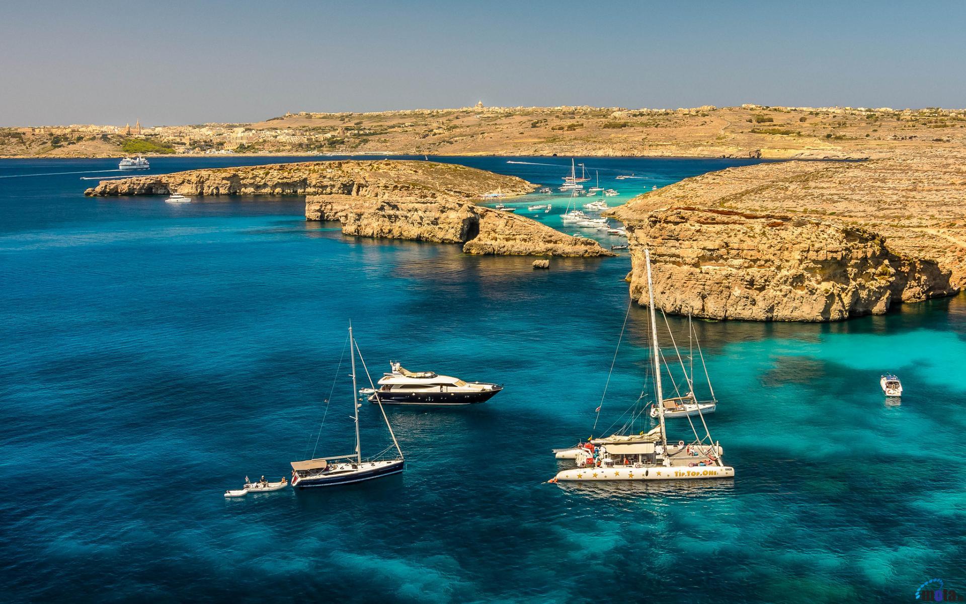 la mer de Malte cours à malte blue lagoon