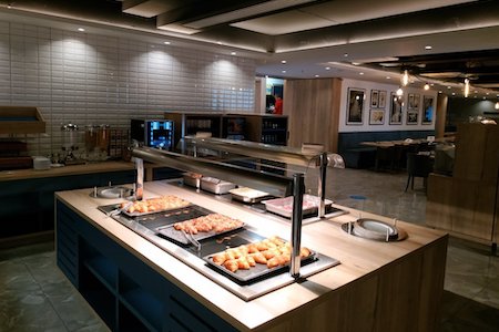 Buffet breakfast at the hotel Azur Hotel by ST Hotels