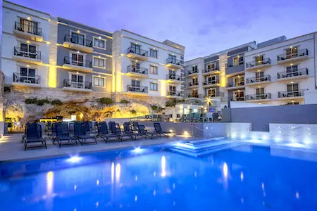 Outdoor pool at Pergola Hotel