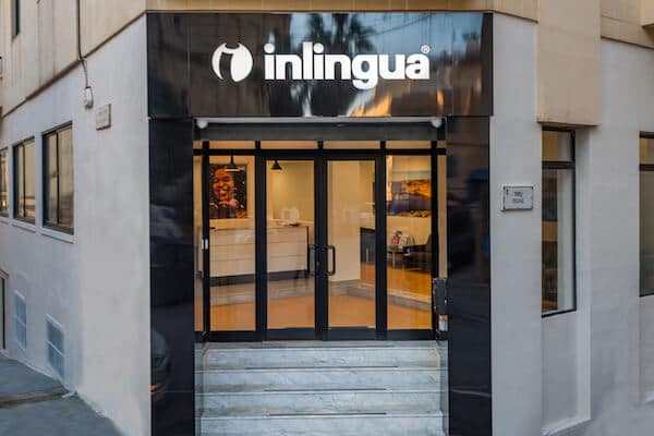 école d'anglais malte Inlingua Façade extérieure de l'école Inlingua