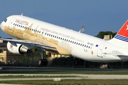 Départ avion airmalta