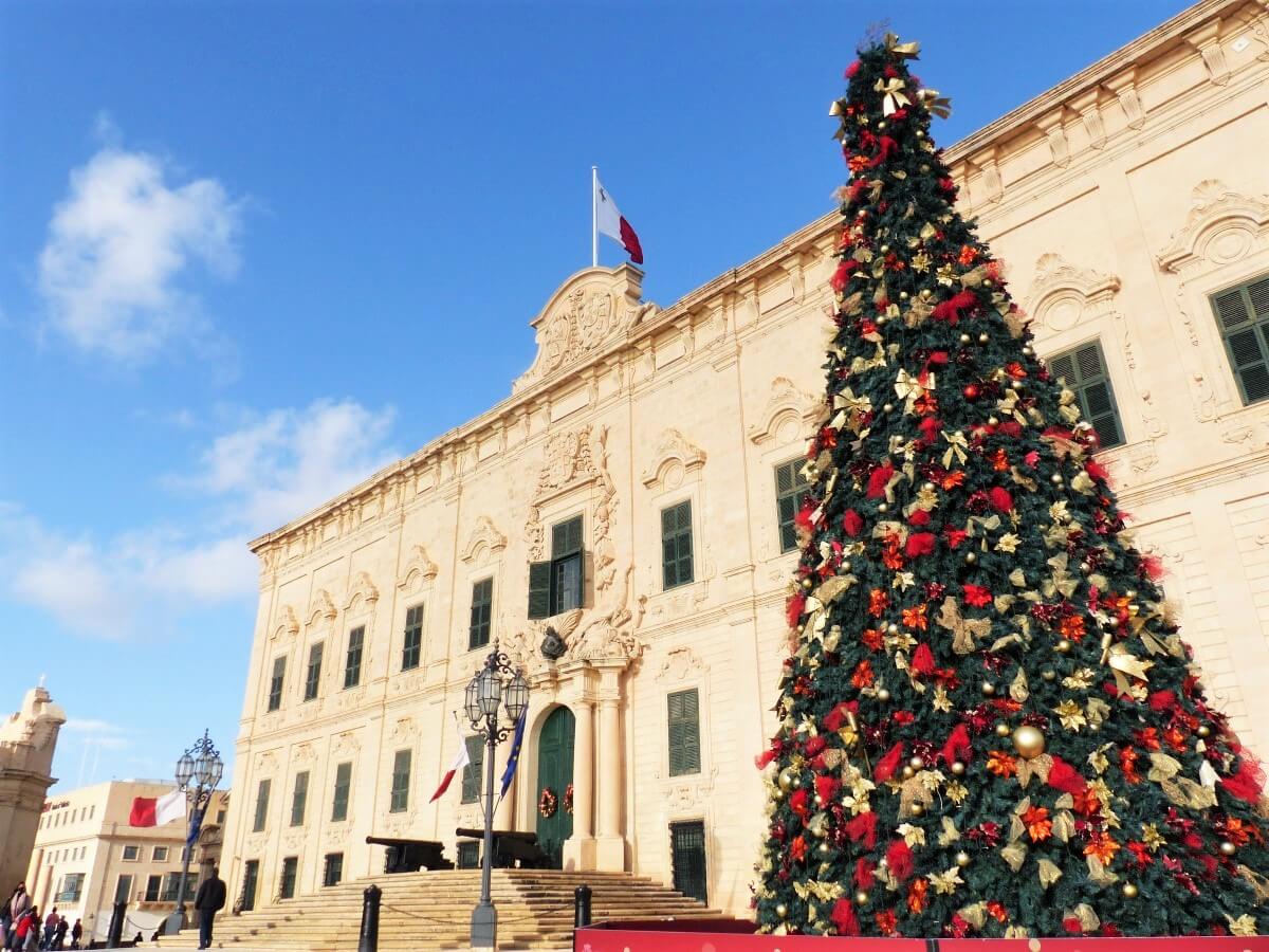 Árbol de Navidad en Malta