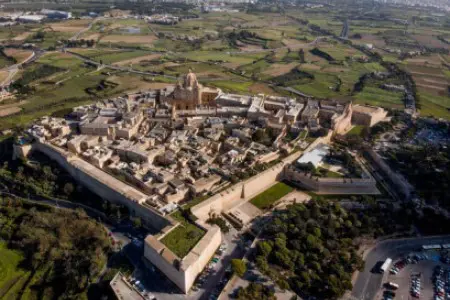 Mdina vue du ciel