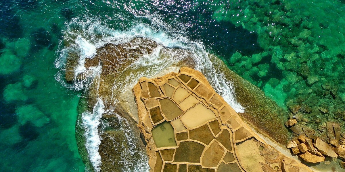 Les marais salants de Qbajjar à  Gozo