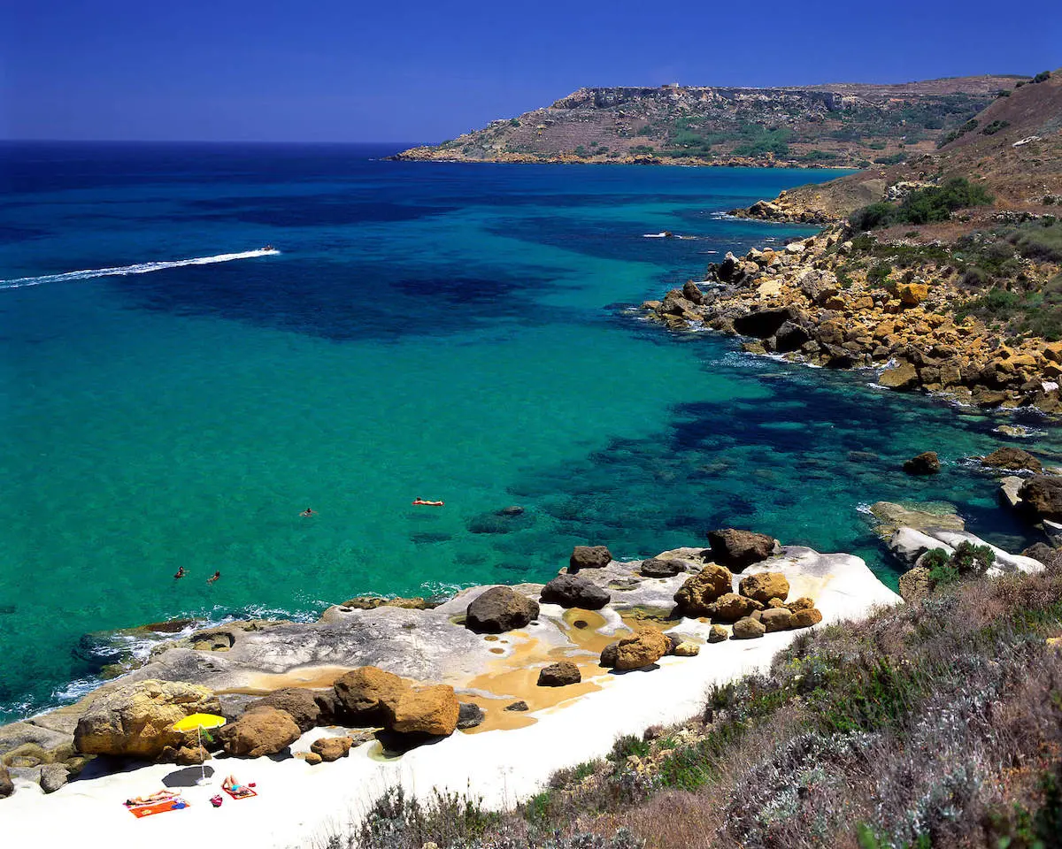 Plage de Malte