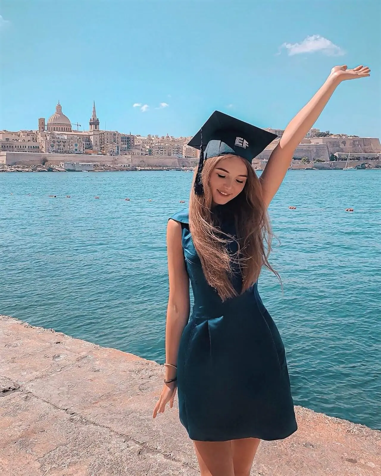 Estudiante graduado de EF Malta