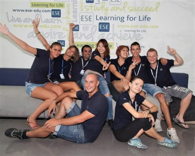 Grupo de estudiantes ESE Malta