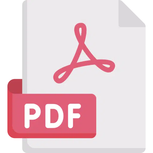 Icono PDF verbos en inglés
