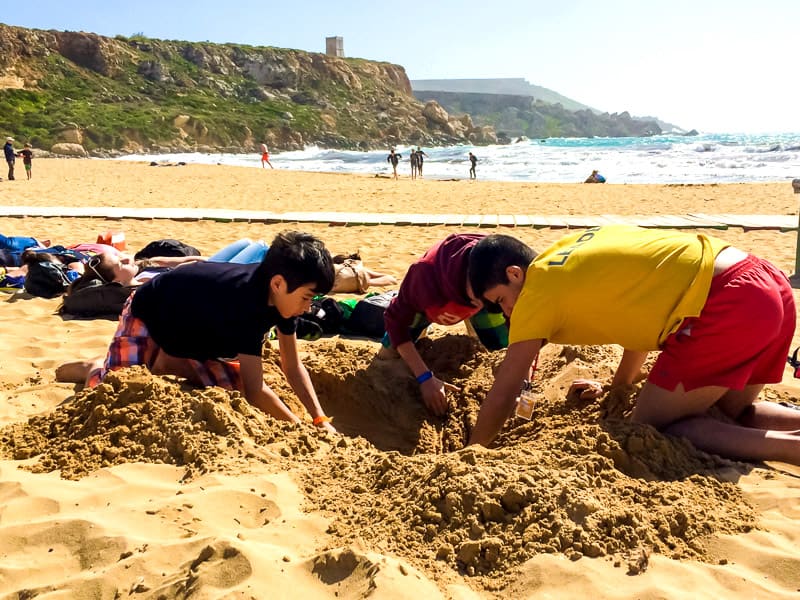 Activité pour jeunes à Golden Bay